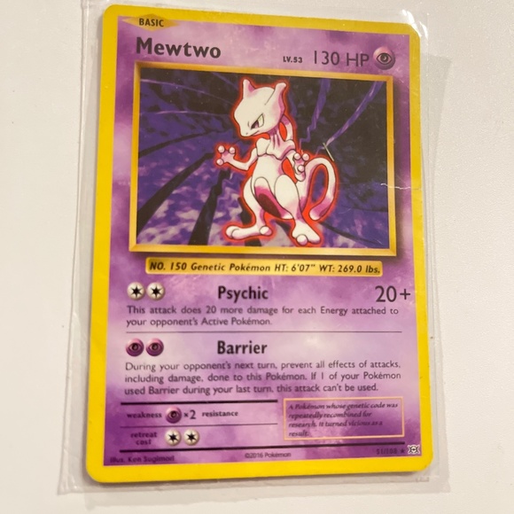 First edition Mewtwo - Picture 1 of 3